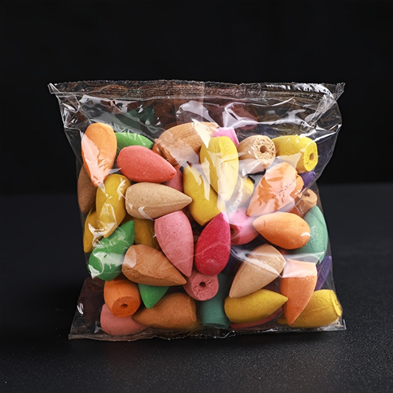 Assorted Scented Incense Cones in Red Lavender Sandalwood Agarwood 50 100 300 Pieces