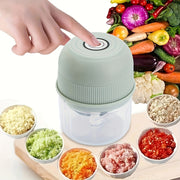Electric Mini Garlic Chopper 250ml USB Meat Grinder Vegetable Crusher Sturdy
