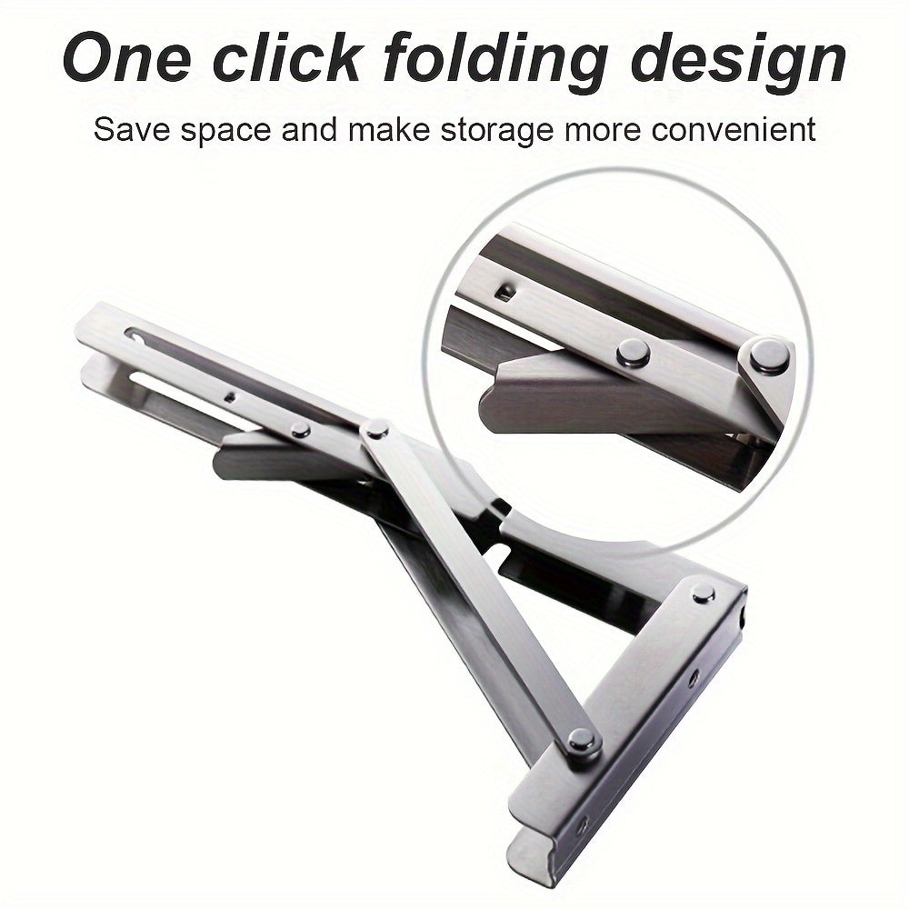 Naychali po'latdan yasalgan, bir nechta o'lchov variantlari bilan jihozlangan, og'ir yuk ko'taruvchi 2 dona egiluvchan dizayn, joyni tejash uchun DIY loyihalari. Qavatda o'rnatiladigan qo'llab-quvvatlash bracketi suzuvchi javonlar uchun.