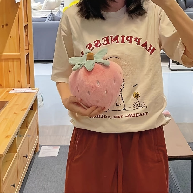 Peluche de fresa rellena para niños y eventos familiares Muñeca de peluche suave Fruta Regalo