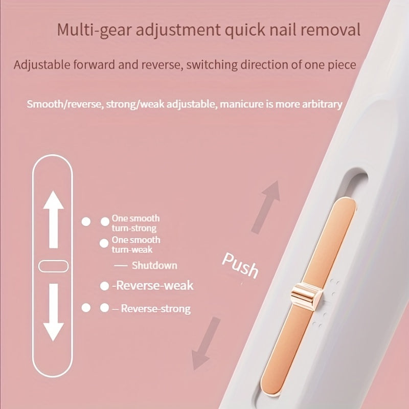 Electric Nail Drill Kit for Manicure and Pedicure with Dead Skin Removal and Nail Polish Tool