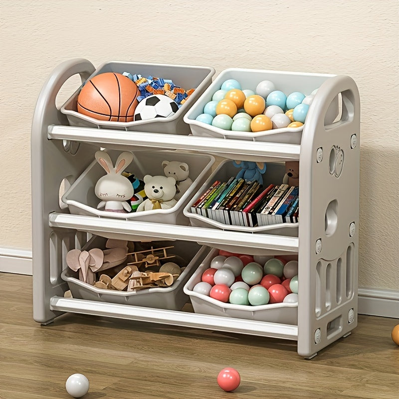 Estantería de almacenamiento para el hogar de plástico con 6 cajas apilables para ropa, juguetes y libros

Source:
Plastic Home Storage Rack with 6 Stackable Boxes for Clothes Toys and Books