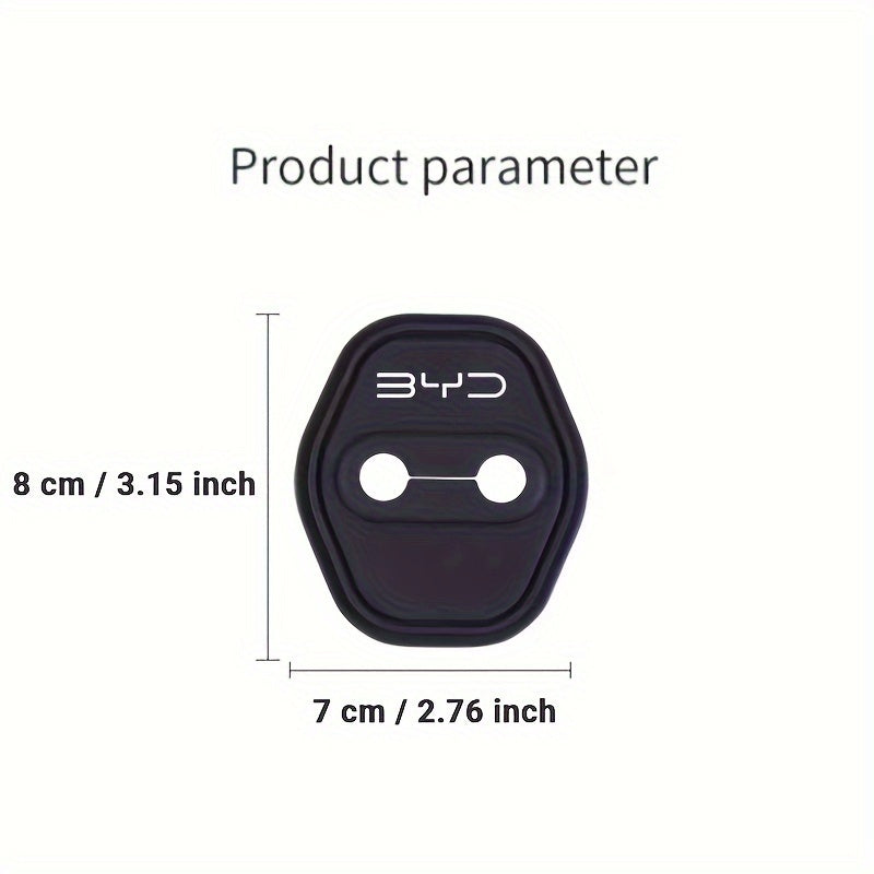4 шт. силиконовые защитные накладки на дверные замки автомобиля, ударопрочные, тихие, прочные