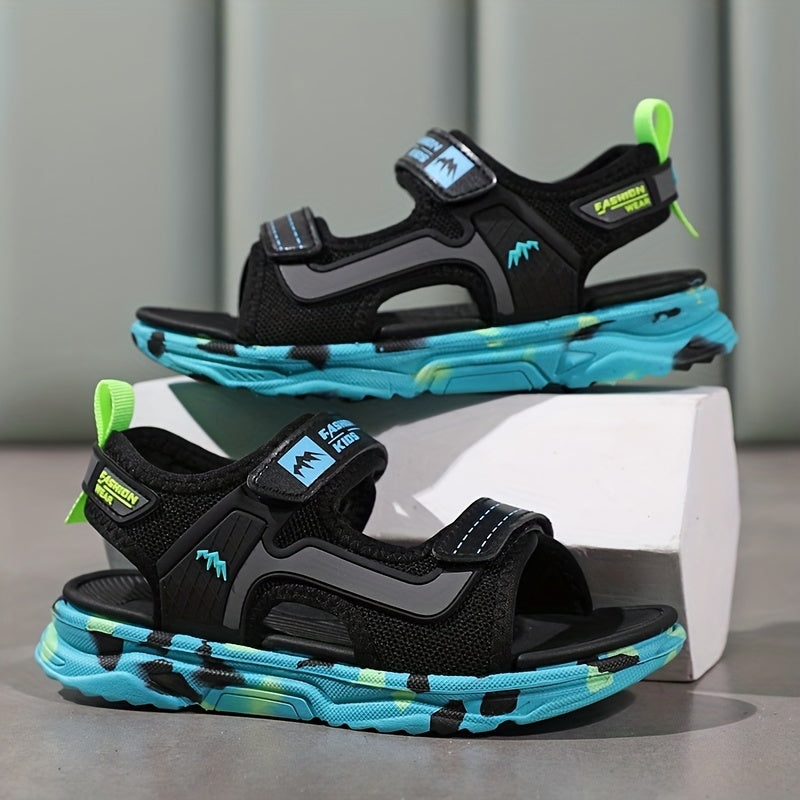 Kids Boys Sport Sandals Lightweight Breathable Open-Toe Casual Summer Shoes