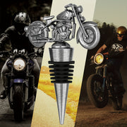 Motorcycle Wine Stopper for Men Gift Idea Durable Metal
