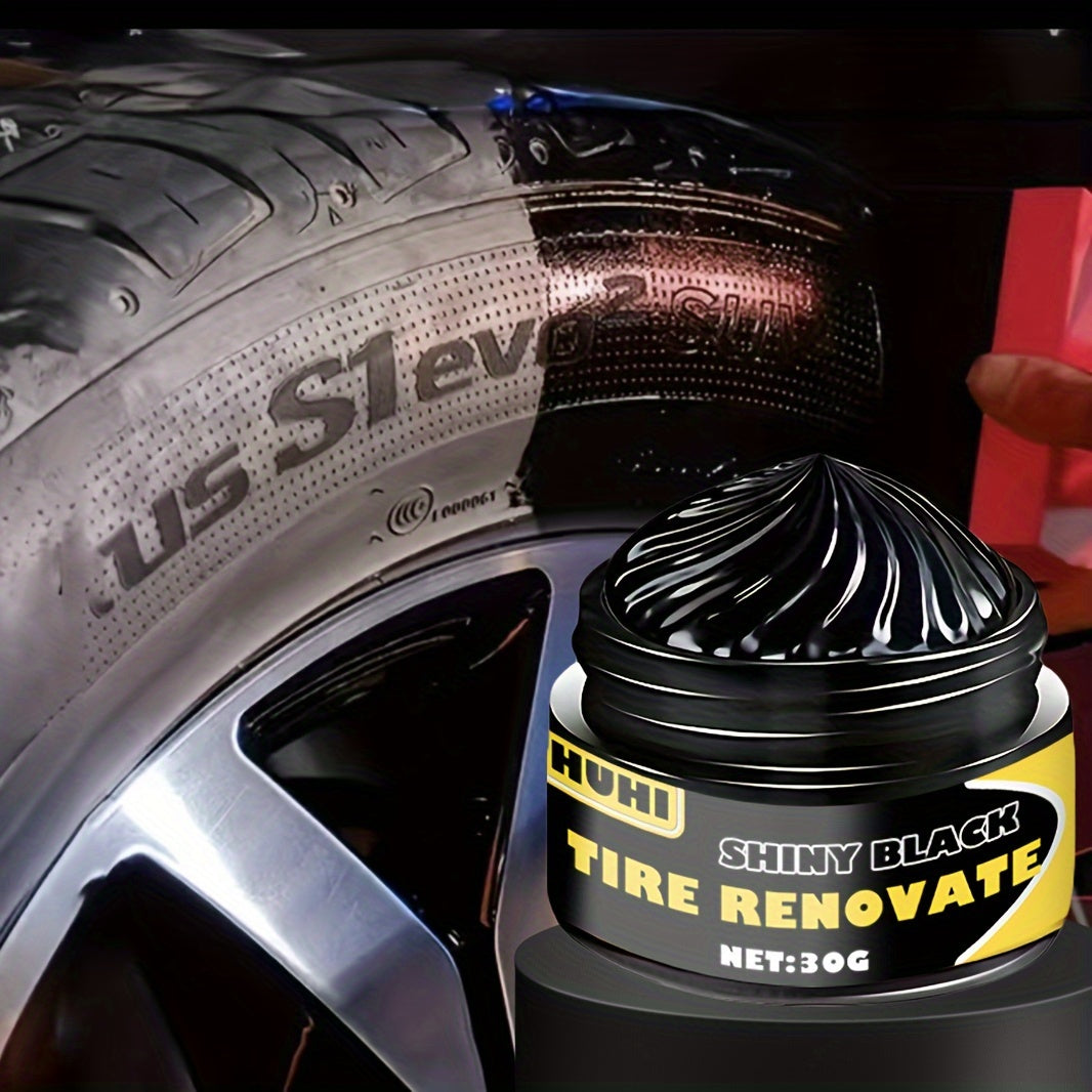Tire Wax for Car and Motorcycle Long-Lasting Shine and Protection 30g