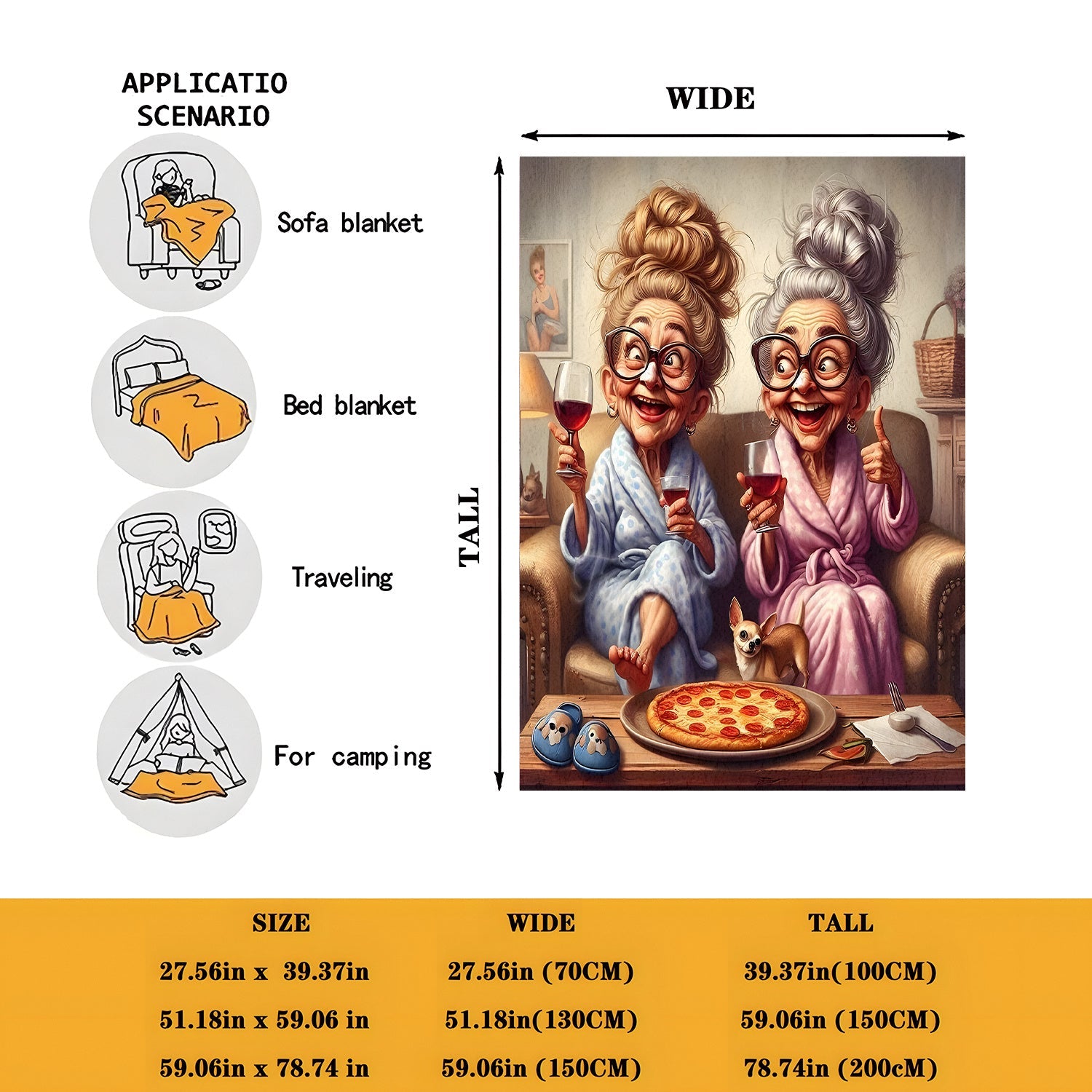 Flannel Throw Blanket for Adults Soft Knitted Polyester Cozy Gift for Elderly