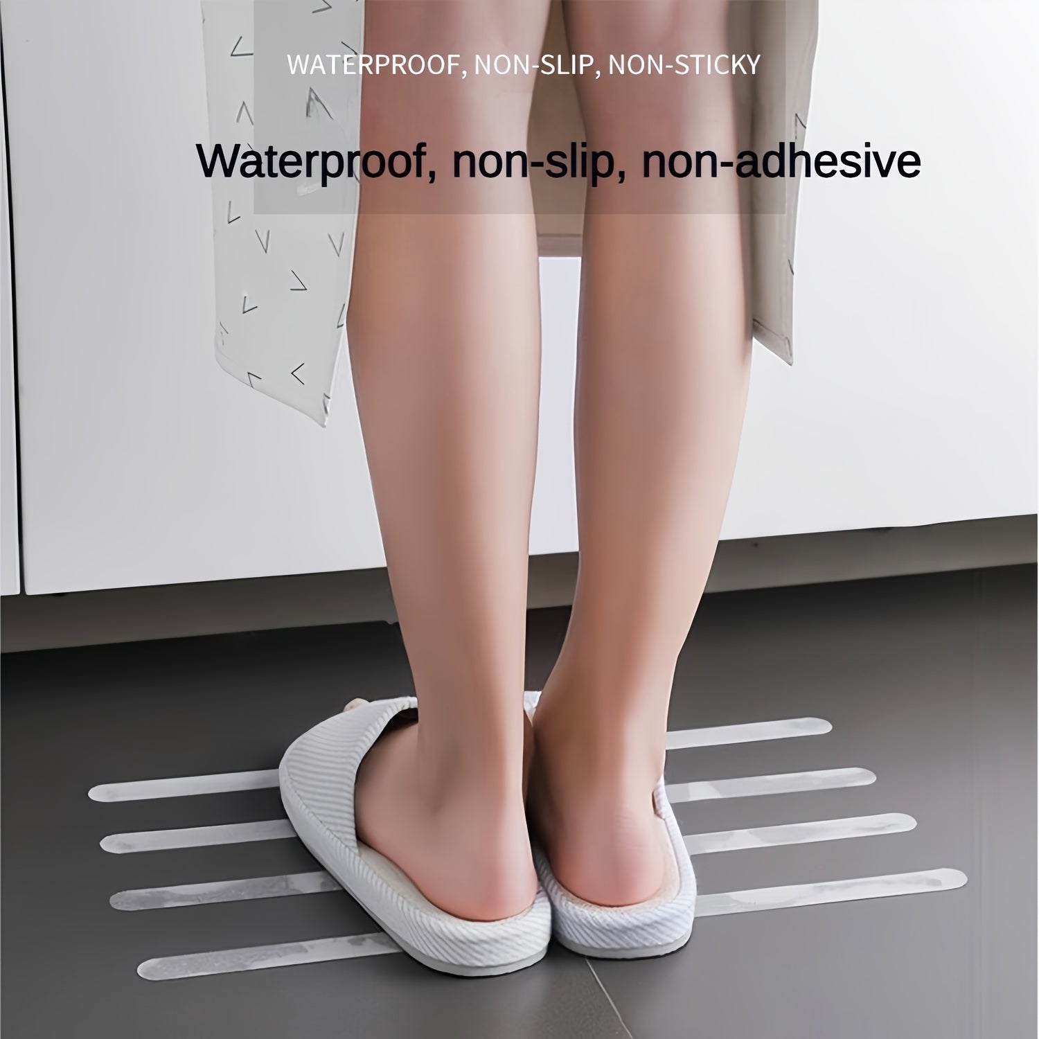 Set of 42 Non-Slip Stickers for Bathroom Shower Stairs Bathtub Floor Safety