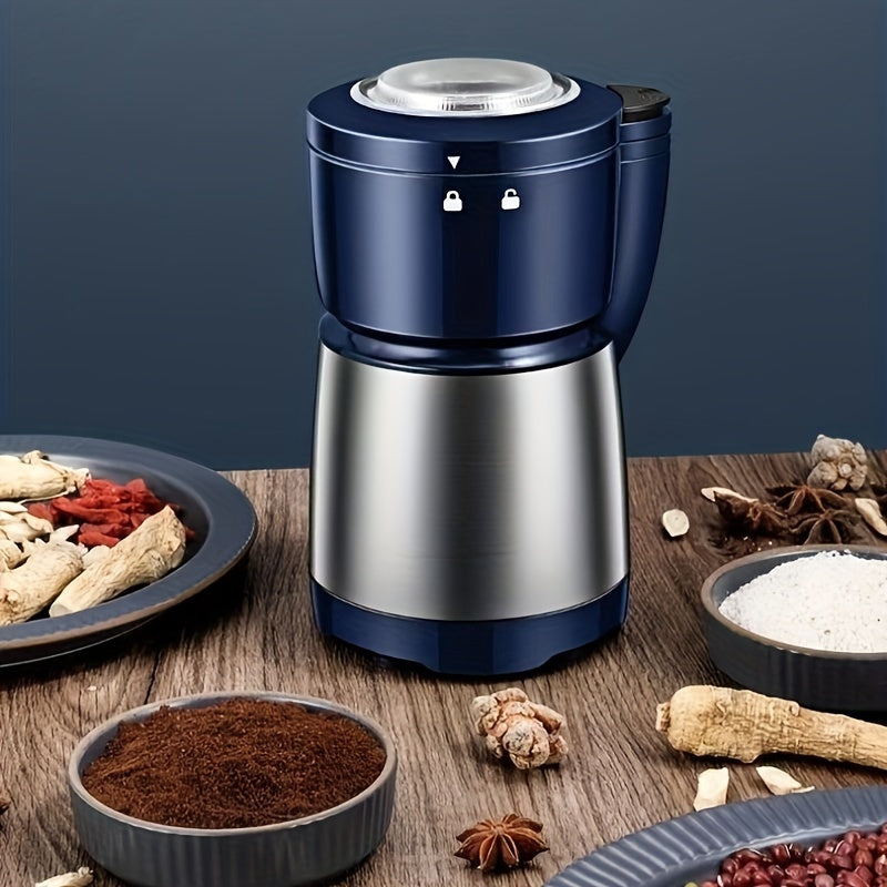 Electric Grain Grinder for Household Use, Coffee Beans, Herbs, Fine Grinding