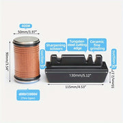 Magnet asosli 15/20 ° burchakdagi roller qirqish mashinasi, turli xil qirqish asboblari va ko‘p funksiyali qirqish mashinalari bilan mos keladi.