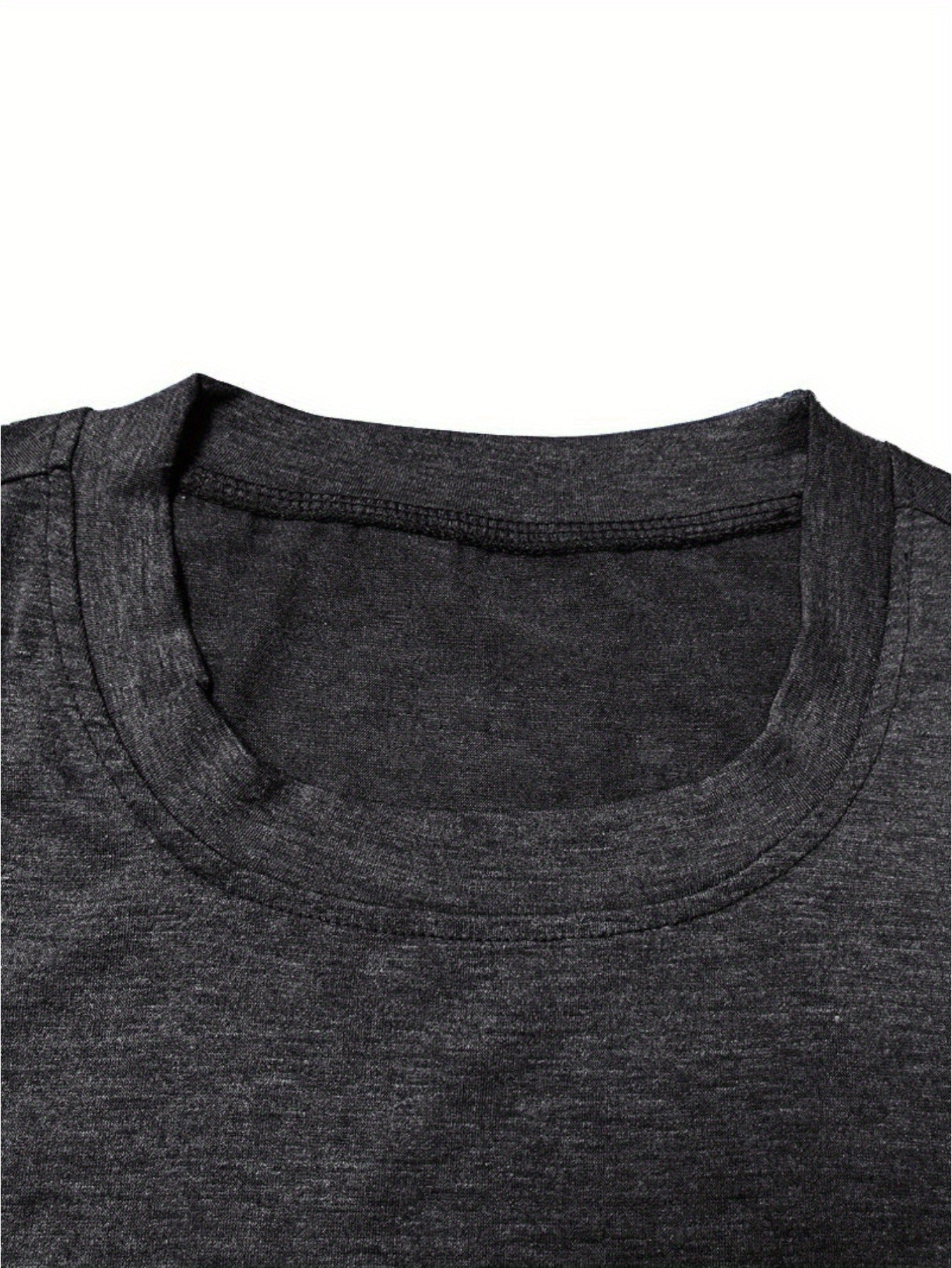 Women's Plus Size Casual T-Shirt Tropical Palm Sunset Print Short Sleeve Dark Green