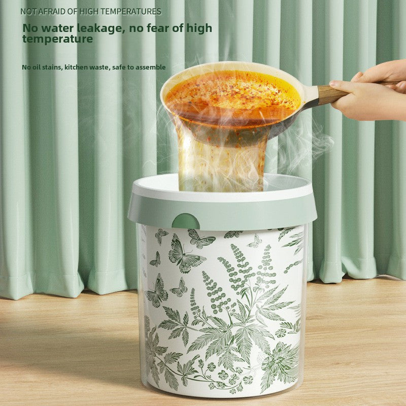 50 qalinlashtirilgan chiqindi paketlari avtomatik yopilish bilan, yuqori zichlikdagi polietilen, ko‘p maqsadli