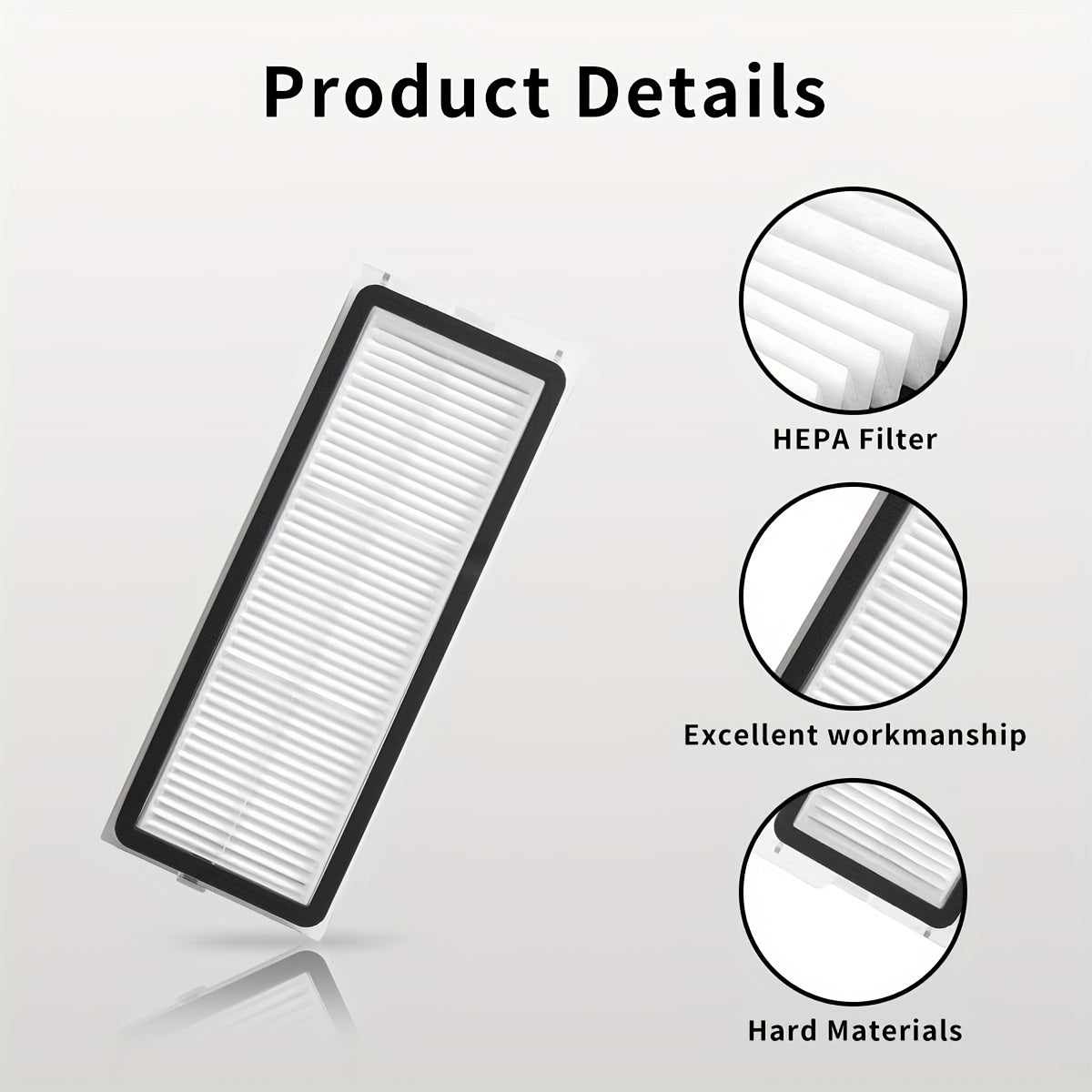 Roborock 16 dona Q-Revo Master Robot Tozalash Aksessuarlar To'plami asosiy cho'tka, yon cho'tkalar, mopa padlari, chang sumkalari, HEPA filtrlari, tozalash cho'tkasi, tornavida o'z ichiga oladi. Zaryadsiz, batareya talab qilinmaydi.