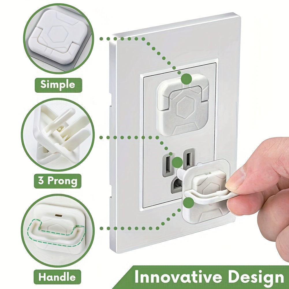 Children's Electrical Outlet Cover for 20/40 Socket Safety Plastic Childproofing