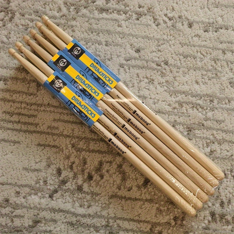 Set of 12 Oak Drumsticks 5A/7A for Jazz Percussion Electronic Drums