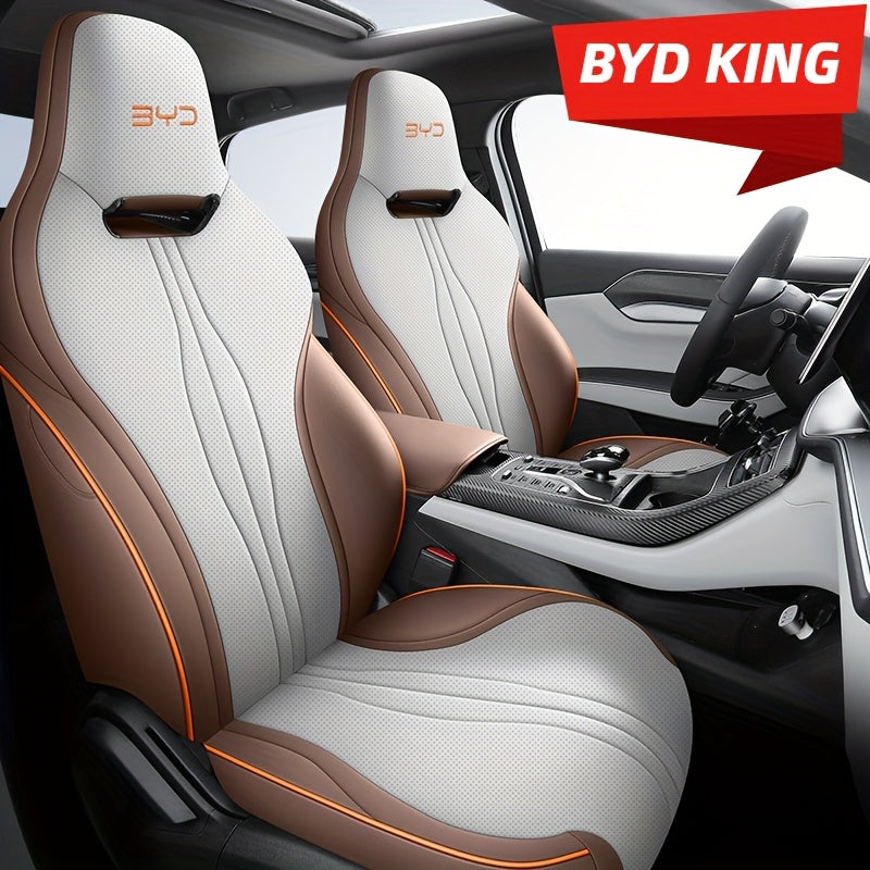 Luxury 5-Seater Car Seat Covers Full-Wrap All-Season Automotive Protector