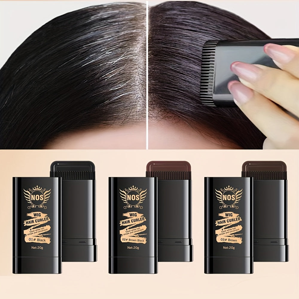 Unisex Hair Touchup Stick 20g Gray Quick Coverage Easy Application