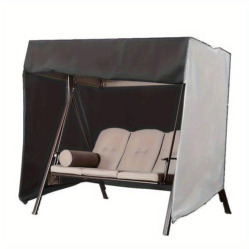 Сохраните вашу уличную качелю в безопасности с помощью этого водонепроницаемого чехла, разработанного для 3-местной качели. Идеально подходит для садовых, террасных, патио и дворовых качелей.