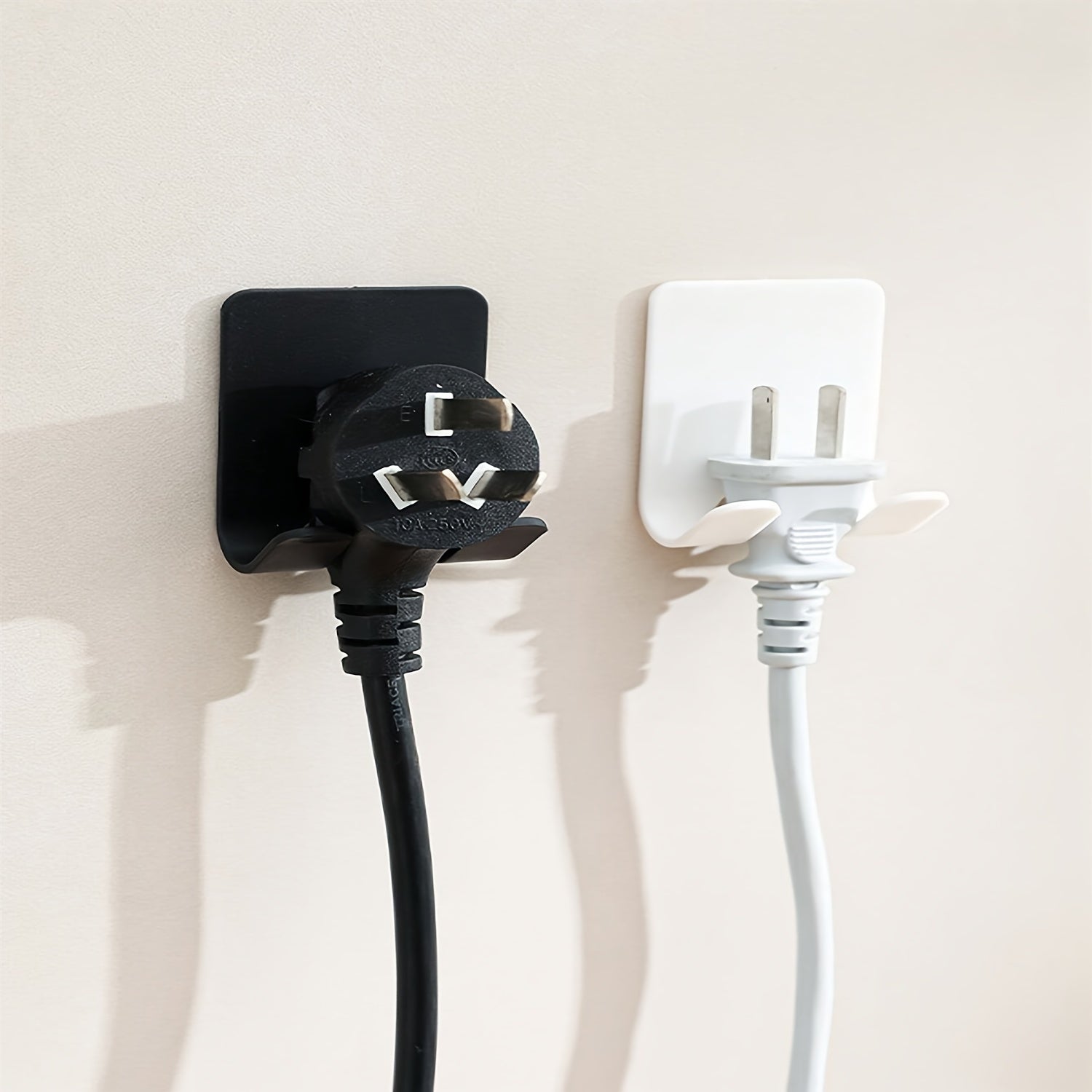 Plastic Utility Hooks with Adhesive for Home Organization of Razors Jewelry Keys