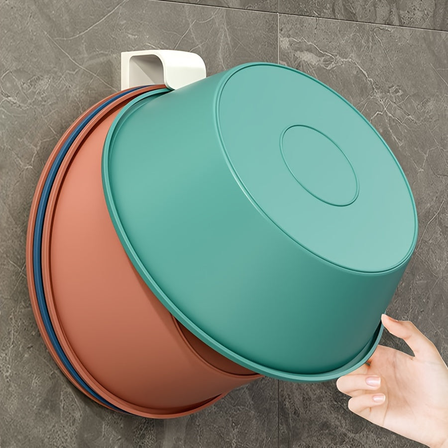 Wall Mount Plastic Hooks for Washbasin Industrial Style Bathroom Organizer