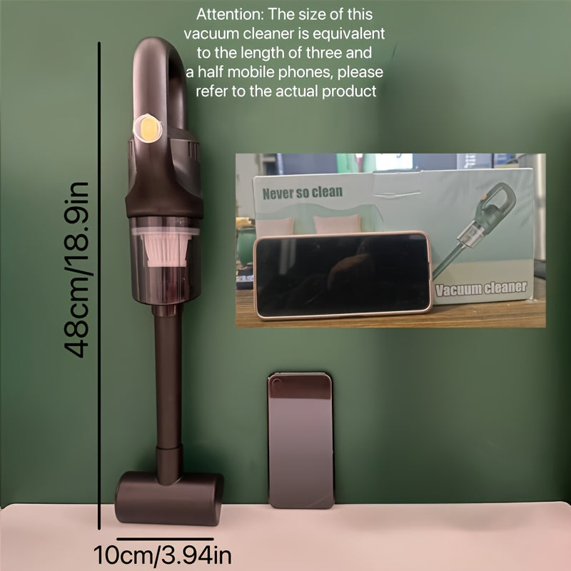 Qayrilmas qo‘l bilan ishlovchi changyutgich 25W past shovqinli, portativ, qayta zaryadlanadigan, gilam, mebel, avtomobil, uy, ofis uchun