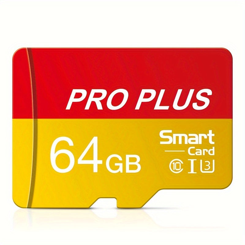 256GB карта MicroSD класса UHS-I 10 U3 для 4K HD с адаптером SD в желтом и красном
