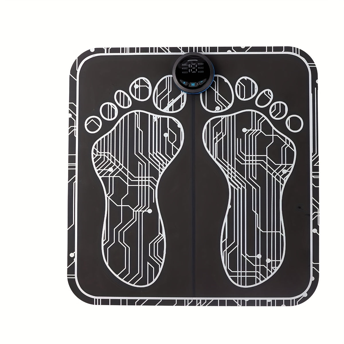 Rechargeable EMS Massage Mat with 6 Modes and Adjustable Intensity for Home Use