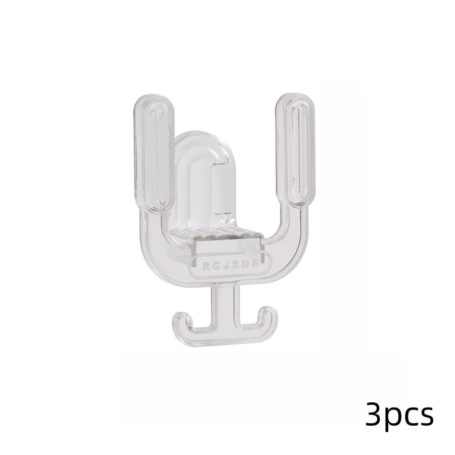 Wall-Mounted Bathroom Organizer for Slippers and Towels, Space-Saving Plastic Storage