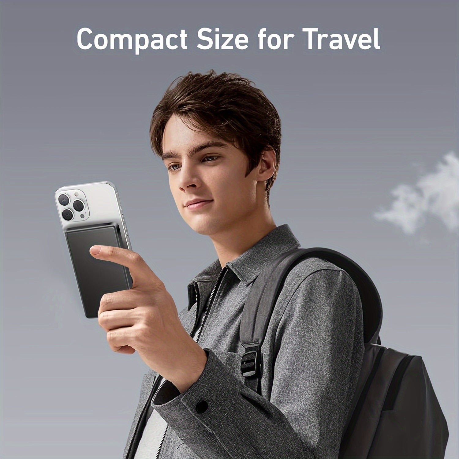 Portable Charger 5000mAh for Apple Watch iPhone AirPods USB-C Rechargeable Lithium Battery