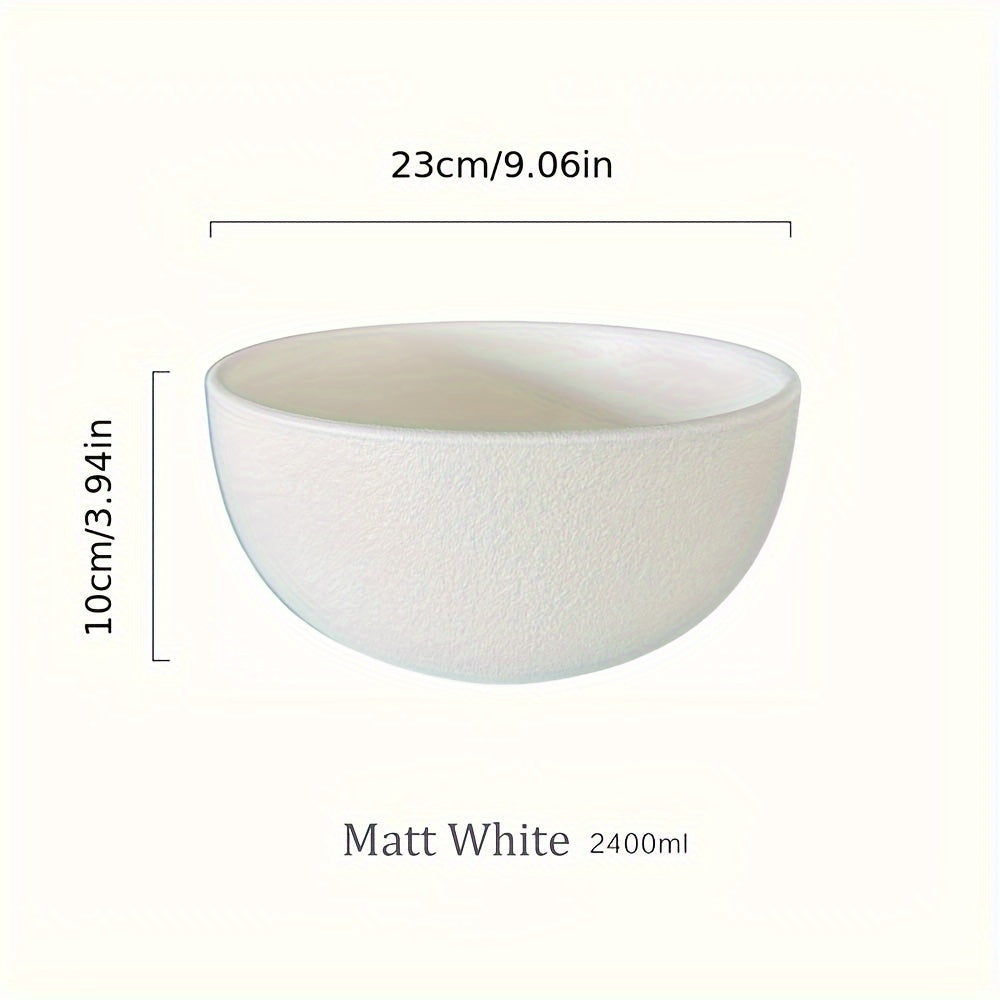 Large Ceramic Bowl for Soup Salad Ramen Kitchen Tableware Durable
