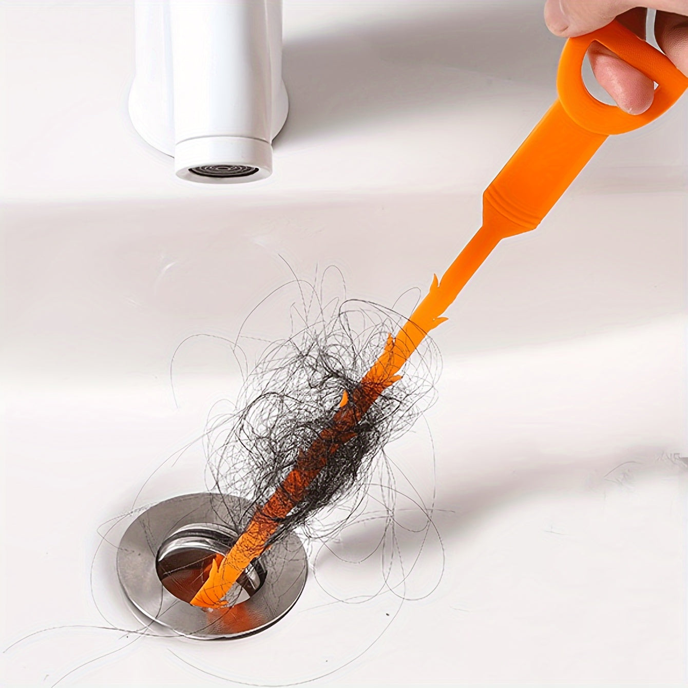 Drain Cleaner Tool for Sewer Sink and Tub Hair Clog Remover