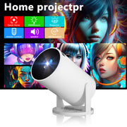 Portable HD Mini LED Projector for Home Theater with 4K Decoding
