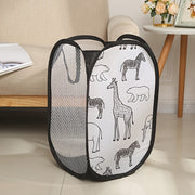 Cartoon Collapsible Laundry Hamper with Spacious Design for Gift Giving