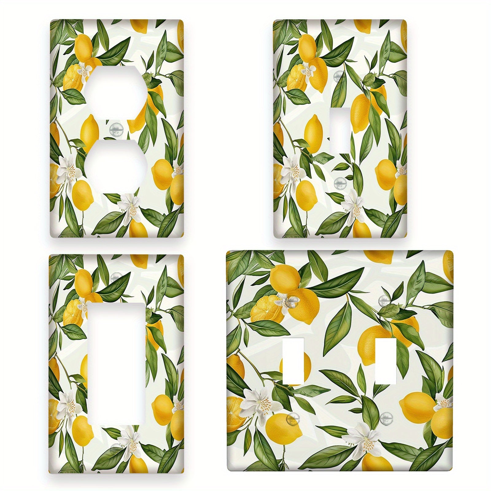 Lámpara decorativa de pared con cubierta de interruptor de árbol de limón, decoración de pared, dormitorio, baño