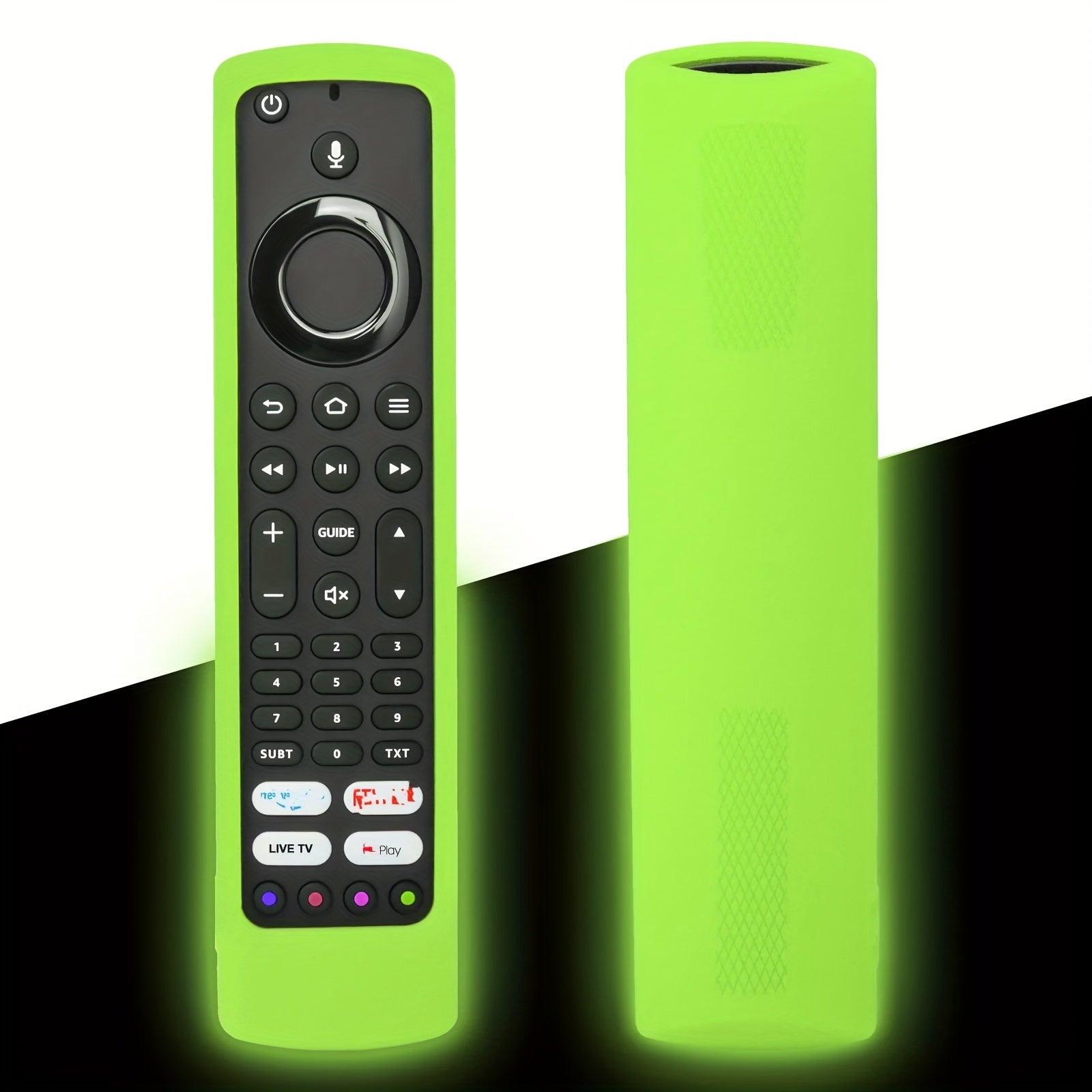 Funda de silicona para control remoto para TV y mandos de medios, funda duradera para Toshiba, JVC, Xiaomi Fire TV, TCL