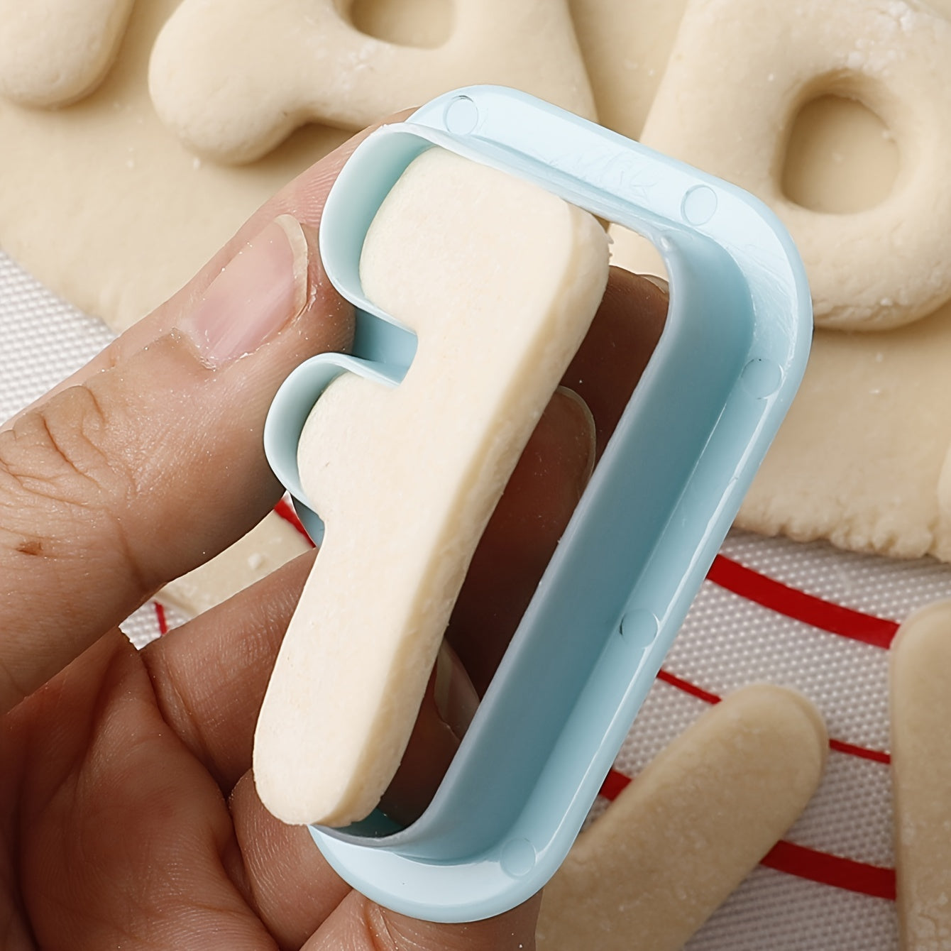 Set of 26 Alphabet Cookie Cutters for Baking and Biscuit Decorating