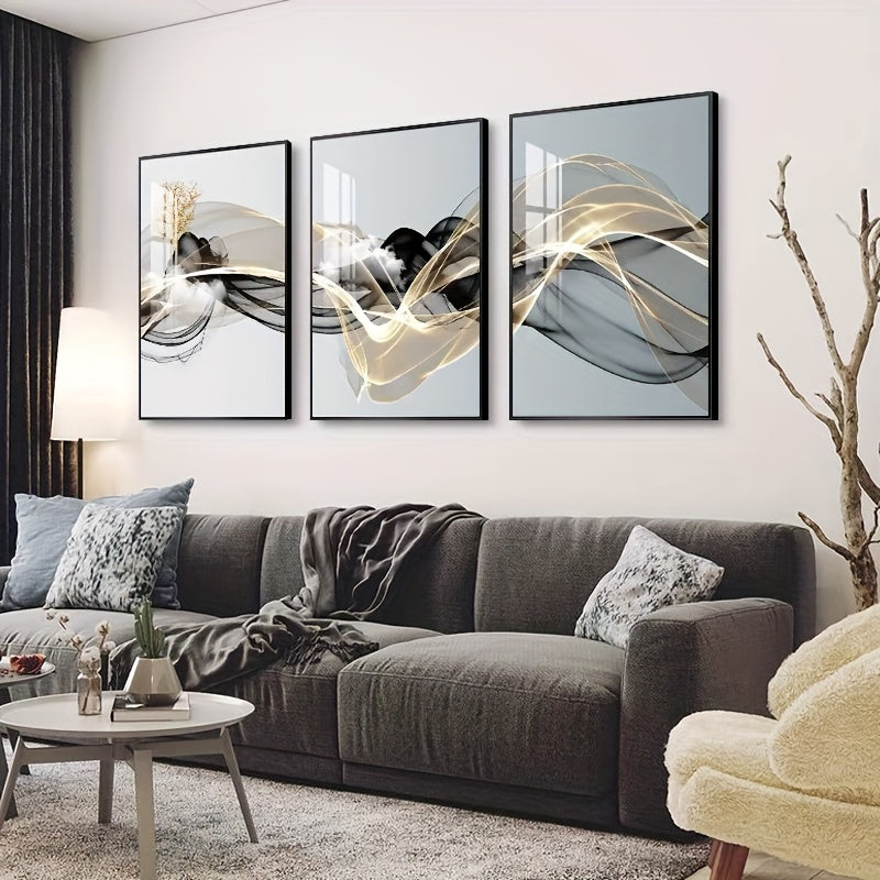 3-Piece Canvas Wall Art Set Landscape Modern Art Posters for Bedroom Living Room Decor