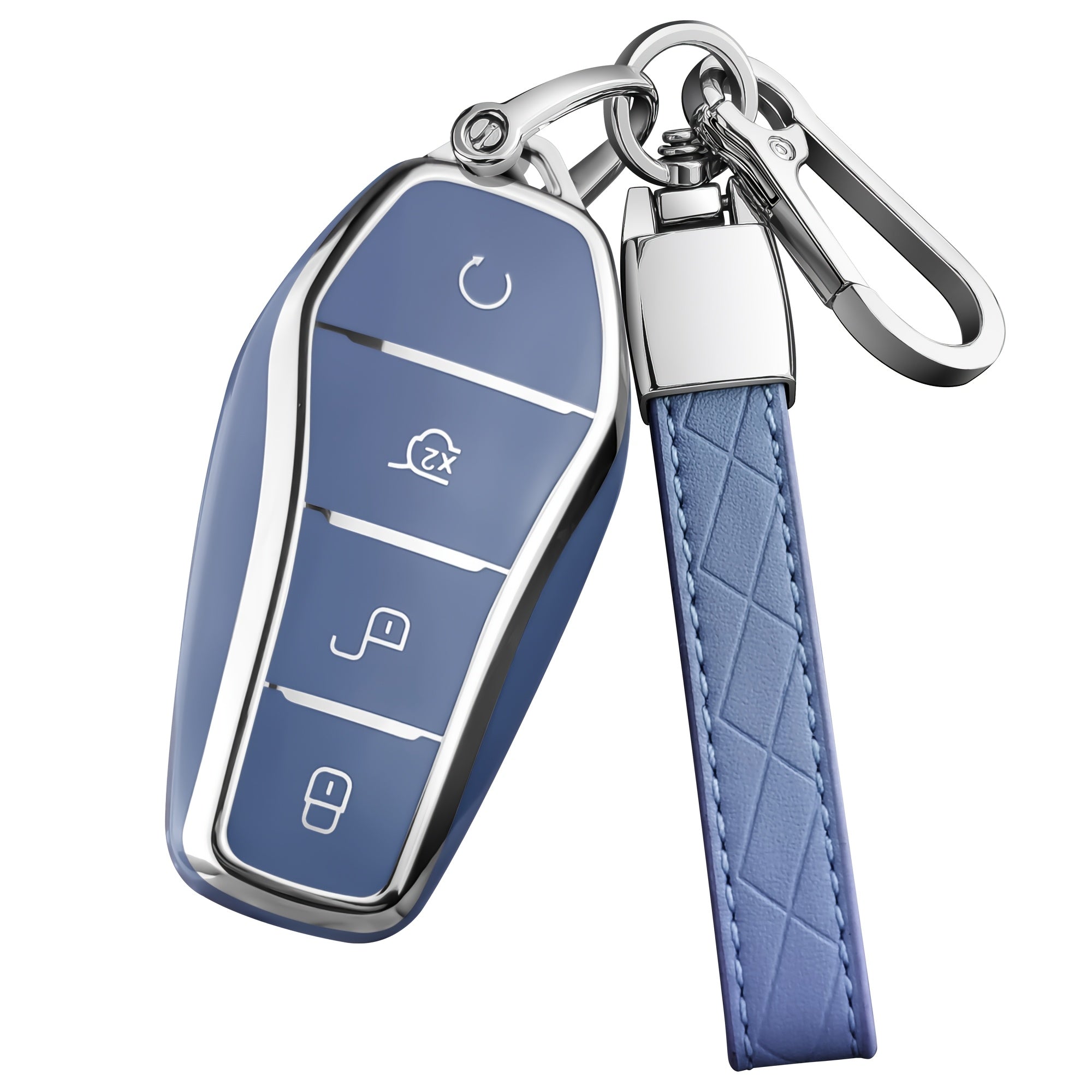 Car Key Cover TPU for EV Remote Key Ring Holders 2018-2022