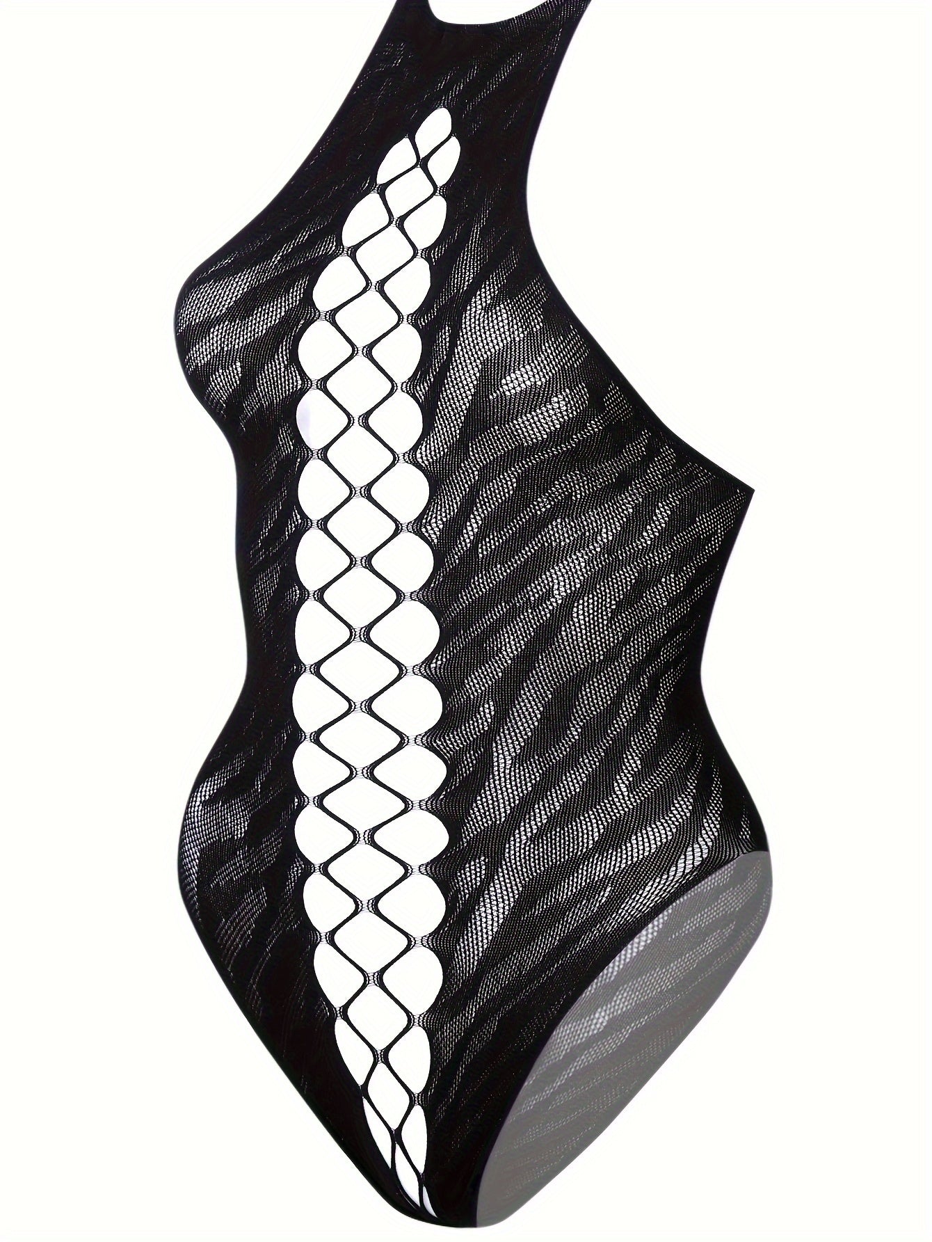 Women’s Hollow Jacquard Body Shaper Set with Hanging Neck and Gloves