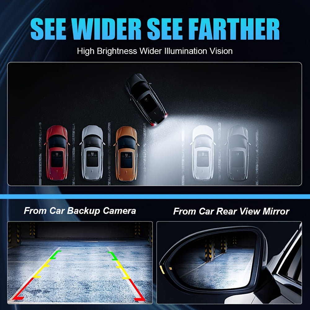 LED Reverse Lights 2 Pack White T15 921 902 904 906 579 4014 Bulbs