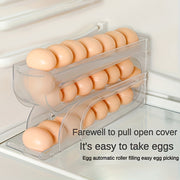 Avtomatik tuxum taqsimlagich, katta sig'imli, shaffof, aylanuvchi tuxum saqlash uchun oshxona uchun