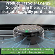 Purificador de aire para coche USB portátil, eliminador de olores, removedor de polvo, silencioso, refrescante