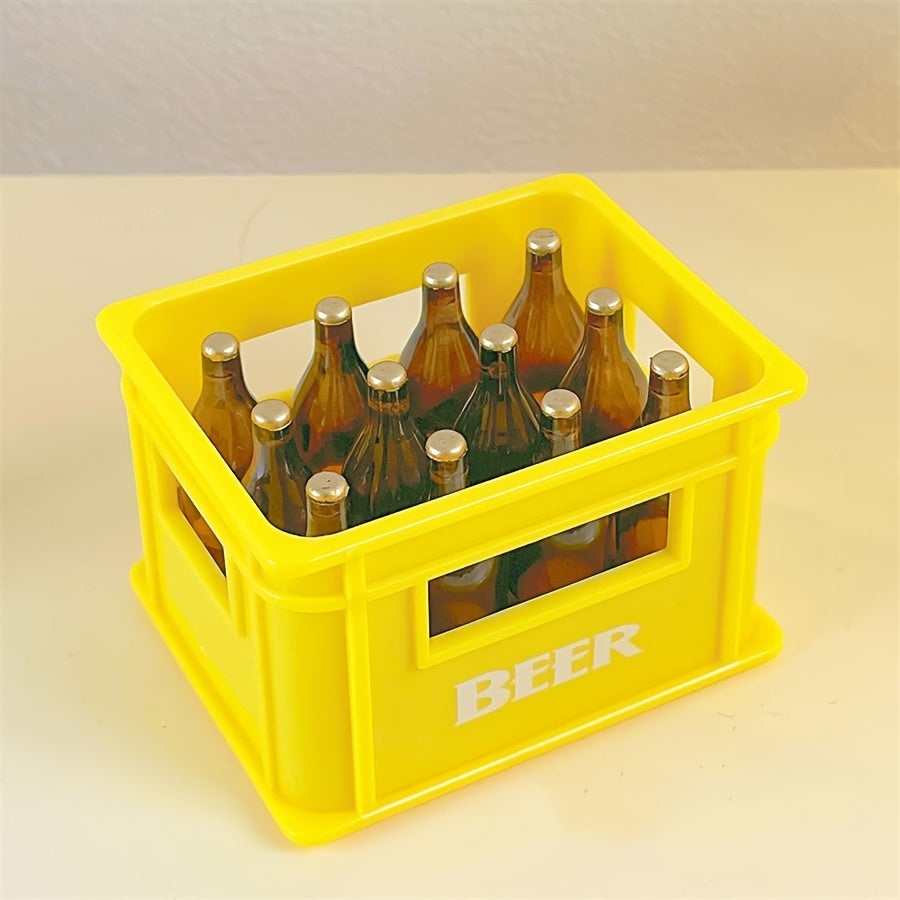 Magnetic Beer Opener 3D Bottle Cap Remover Plastic Fridge Magnet for Holidays