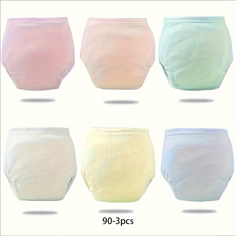 Bolalar uchun qayta ishlatiladigan paxta trening shimlar, bolalar kiyimlari, paxta hojatxonalari, 0-3 yoshdagi chaqaloqlar uchun