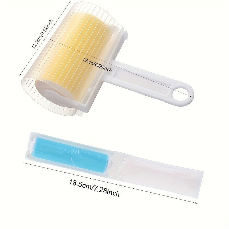 Reusable Lint Remover for Clothes and Furniture with Sticky Roller for Pet Hair Dust and Pellets