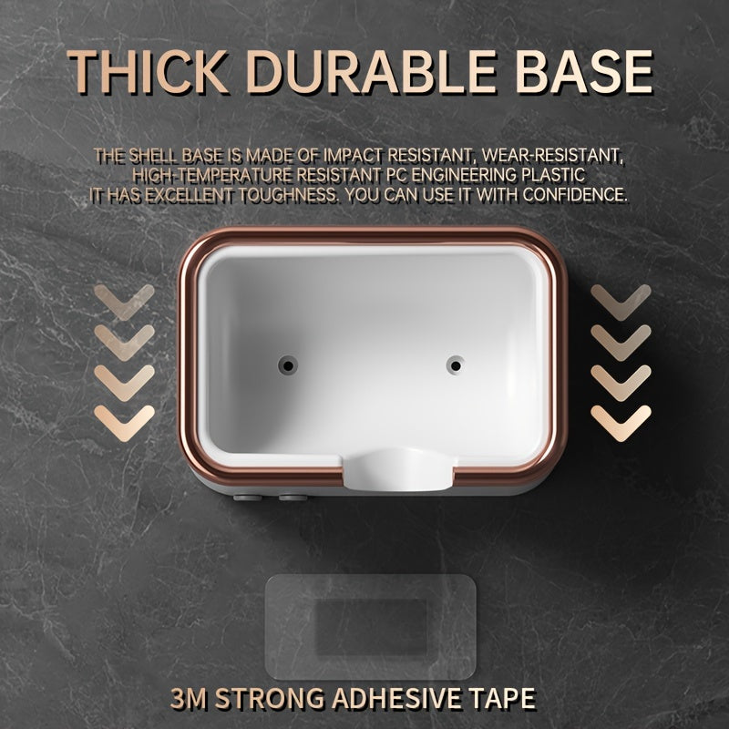 2000W Wall-Mounted Hair Dryer for Hotels No Drilling Installation 5 Modes Cold Hot Air