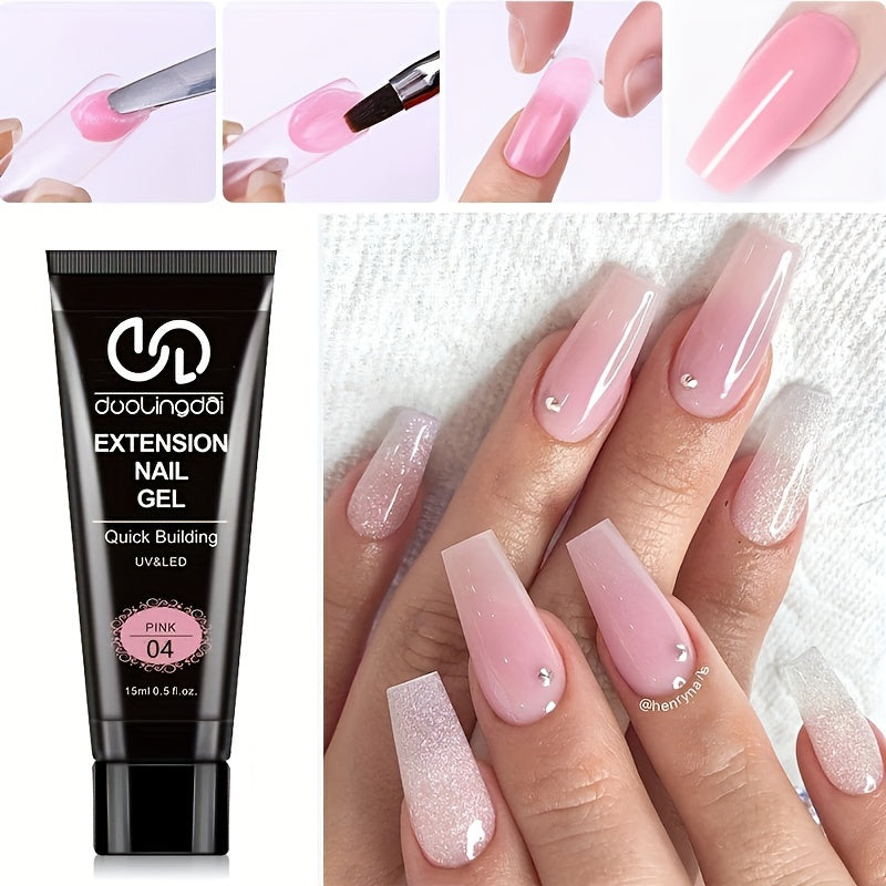 Nail Strengthening Gel for Daily Care, Easy-to-Use Toothpaste Style Bottle