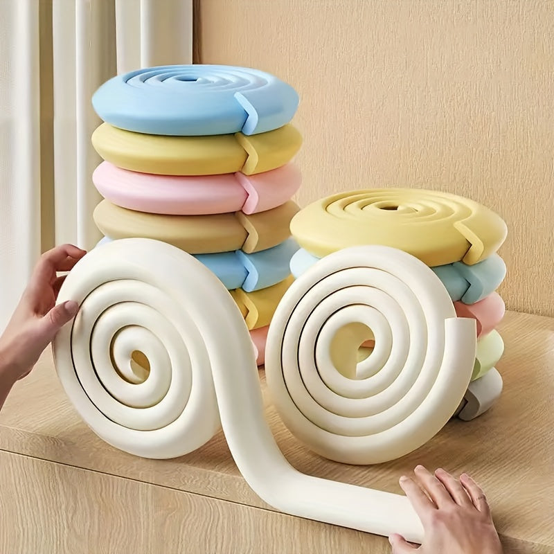 L-Shaped Anti-Collision Strip for Table Corners Wall and Stair Edge Protection