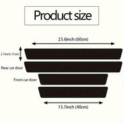 Car Sill Protector Sticker Waterproof Decorative Pedal Protection Strip for Sedan
