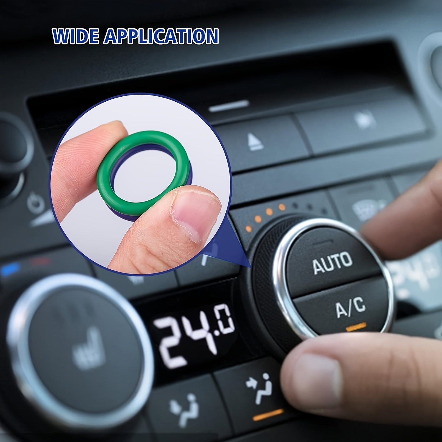 595-Piece Car Air Conditioning O-Ring Kit for Compressors and Seals